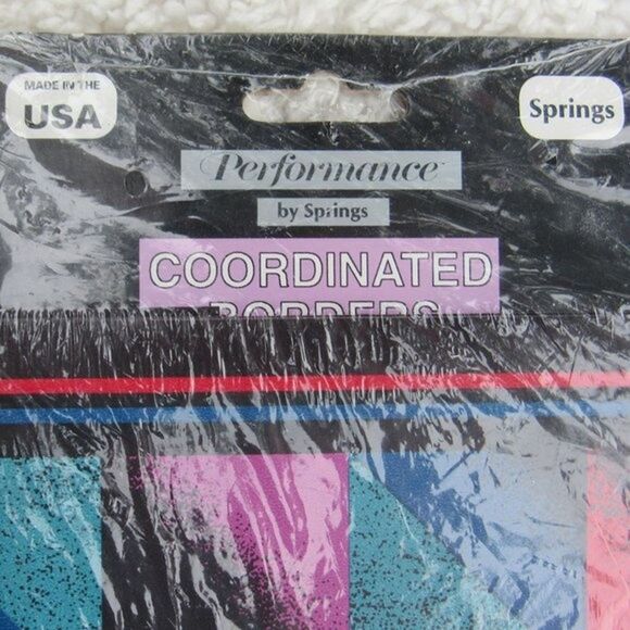80s Wallpaper Border Performance by Springs Coordinated Borders USA 3-Pack - Picture 10 of 13